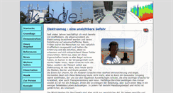Desktop Screenshot of gegen-elektrosmog.de