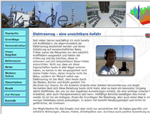 Tablet Screenshot of gegen-elektrosmog.de